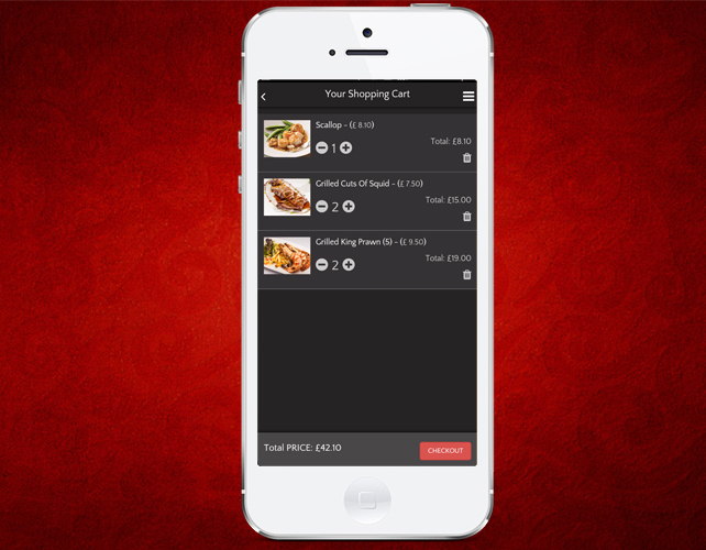 Korean Restaurants Iphone App Design